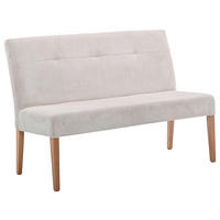 SITZBANK 140/92/66 cm Cord Buchefarben, Beige Buche massiv  - Beige/Buchefarben, KONVENTIONELL, Holz/Textil (140/92/66cm) - home24