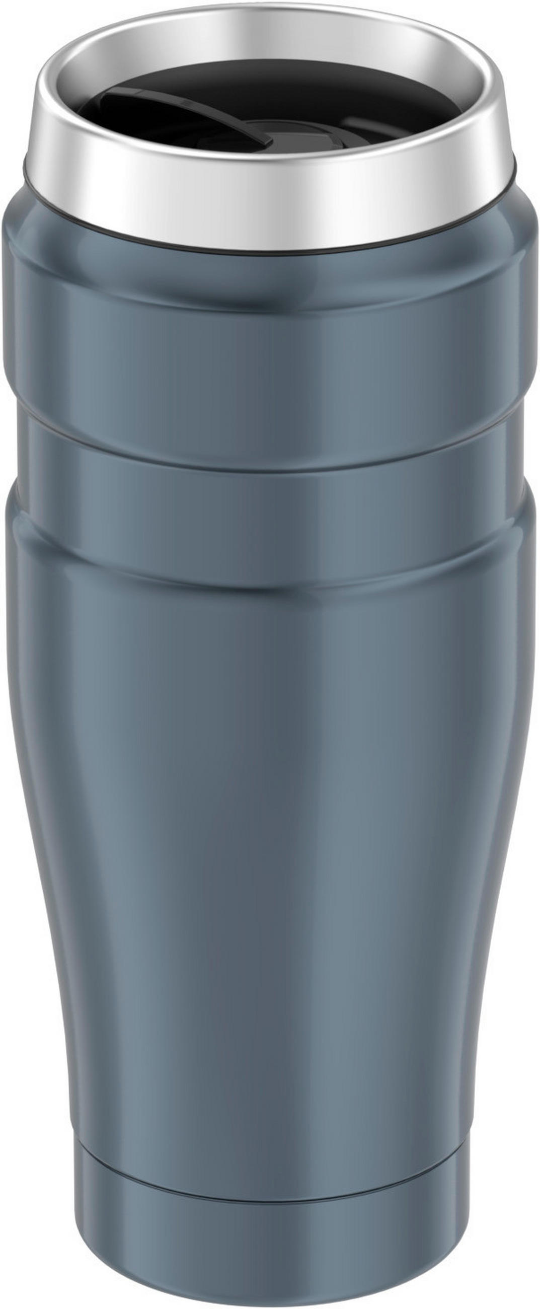 THERMOBECHER Stainless King 0,47 L  - Dunkelgrau, Metall (0.47l) - Thermos