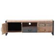 LOWBOARD in 165/50/43 cm - Schwarz/Braun, Design, Holz/Holzwerkstoff (165/50/43cm) - Landscape