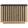 COUCHTISCH in Holz 50/50/35 cm  - Schwarz/Akaziefarben, LIFESTYLE, Holz (50/50/35cm) - Landscape