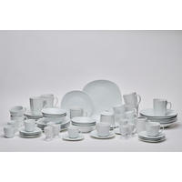 ÉTKÉSZLET 62 részes  - fehér, Basics, kerámia - Novel
