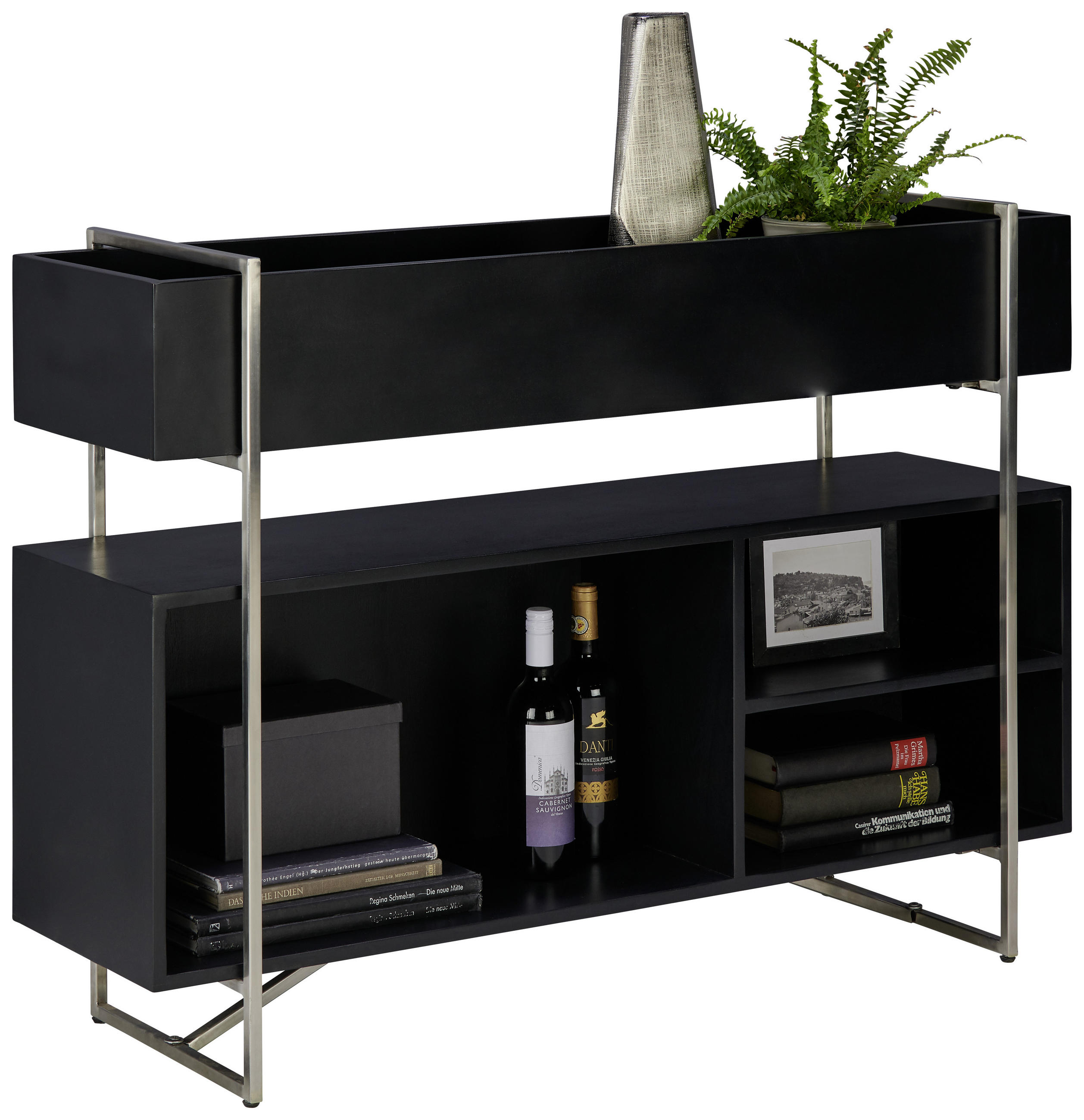 Regal 120/85/35 cm Schwarz