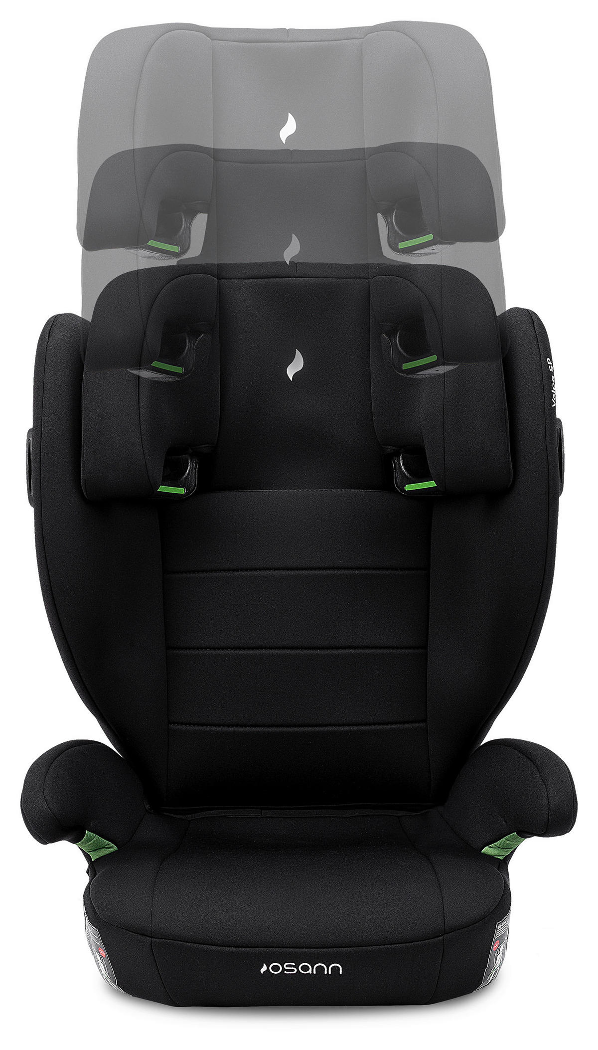 KINDERAUTOSITZ Volpo SP  - Schwarz, Basics, Kunststoff (43/77/37cm) - Osann