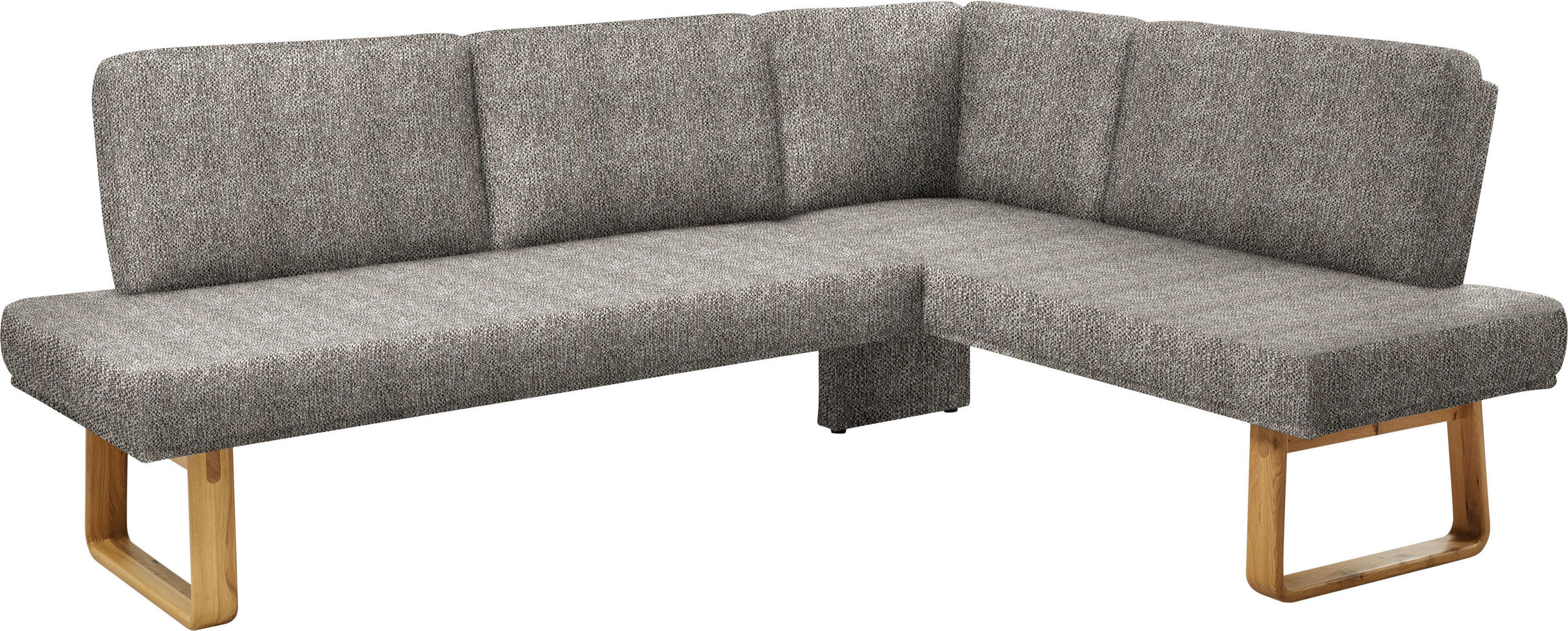 ECKBANK 240/174 cm  in Eichefarben, Beige  - Eichefarben/Beige, Design, Holz/Textil (240/174cm) - Dieter Knoll