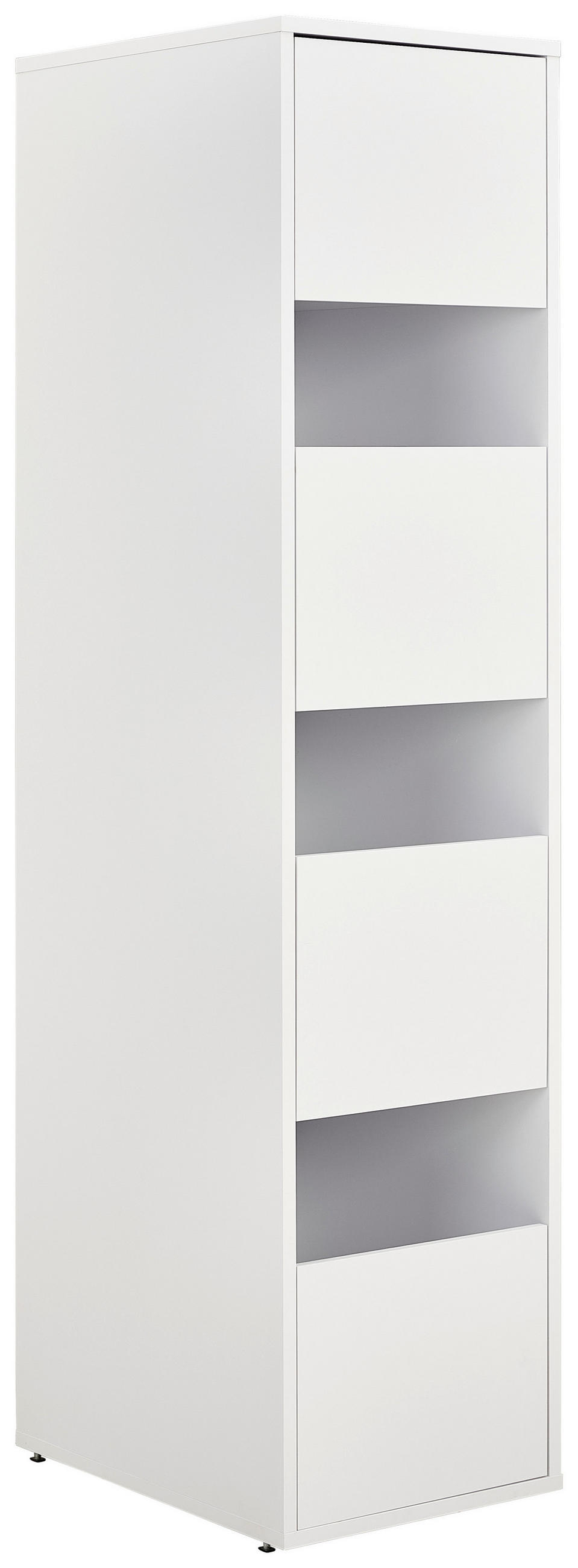 VEČNAMENSKA OMARA, bela - bela, Basics, leseni material (50/210/67,5cm) - Xora