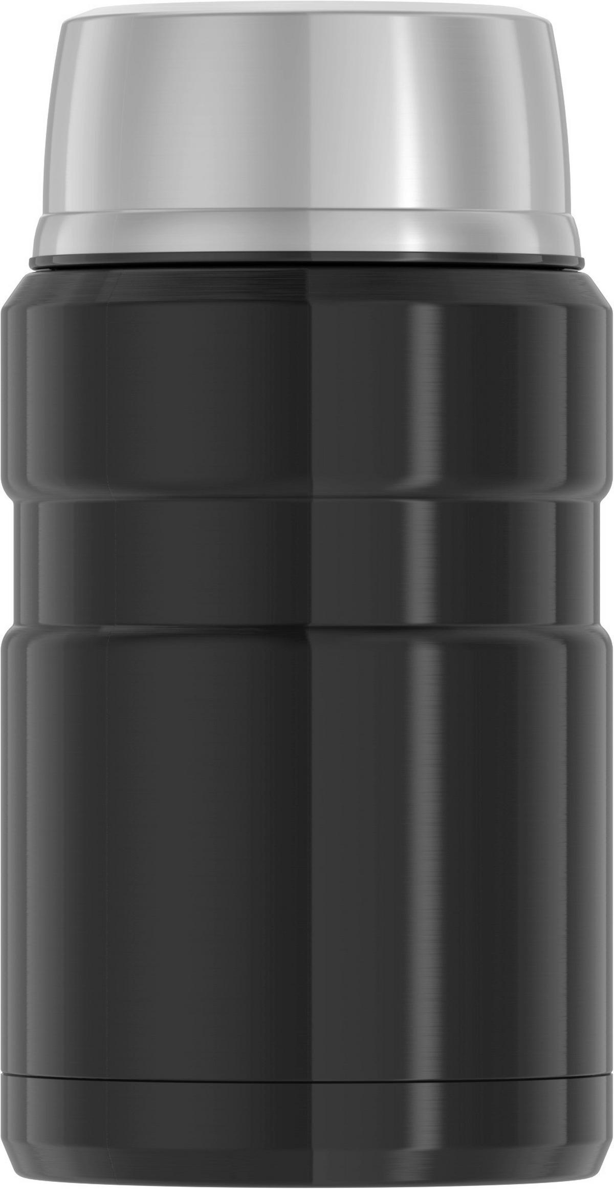 ISOLIERSPEISEGEFÄSS Stainless King 0,71 L  - Schwarz Hochglanz, Metall (0,71l) - Thermos