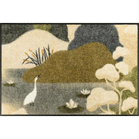 FUßMATTE 50/75 cm Zen Flow  - Multicolor, Basics, Kunststoff/Textil (50/75cm) - wash+dry