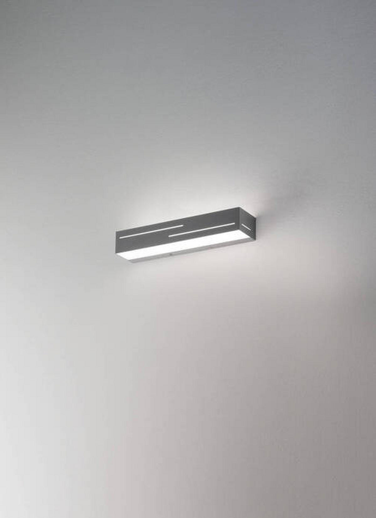 LED-WANDLEUCHTE Banny 31/7/5 cm   - Anthrazit, Basics, Kunststoff/Metall (31/7/5cm) - Fabas Luce