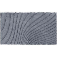 BADEMATTE Anthrazit 60/100 cm  - Anthrazit, Basics, Kunststoff/Textil (60/100cm) - Grund