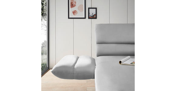 ECKSOFA  in Flachgewebe Creme  176-217/279-327 cm  - Creme/Schwarz, Design, Textil/Metall (176-217/279-327cm) - Dieter Knoll