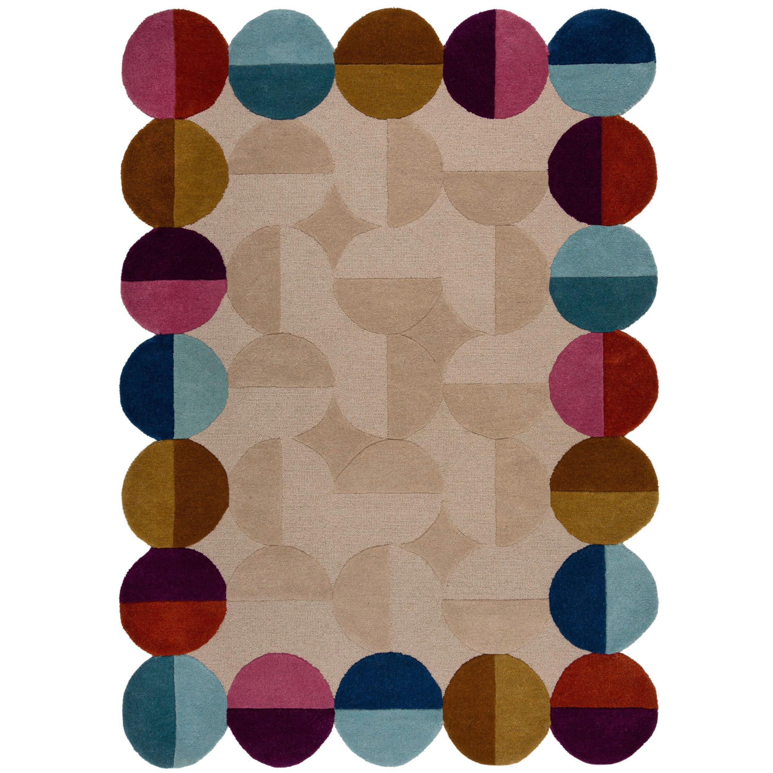 Flair Rugs VLNĚNÝ KOBEREC, 160/230 cm fialová, růžová