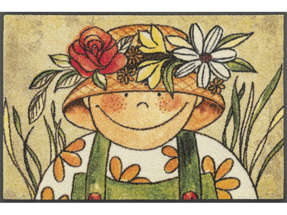 FUßMATTE 50/75 cm Johanna  - Multicolor, KONVENTIONELL, Kunststoff/Textil (50/75cm) - wash+dry