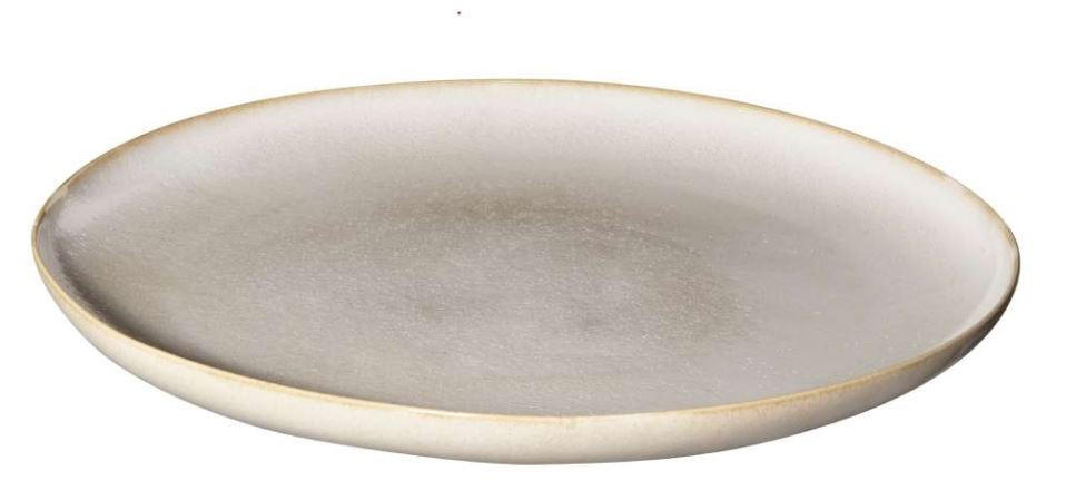 PLATZTELLER Keramik Steinzeug - Sandfarben, Design, Keramik (31cm) - ASA