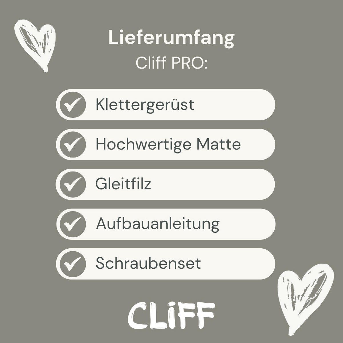 KLETTERGERÜST - Schwarz/Weiß, Basics, Holz (113/115/110cm) - CLIFF