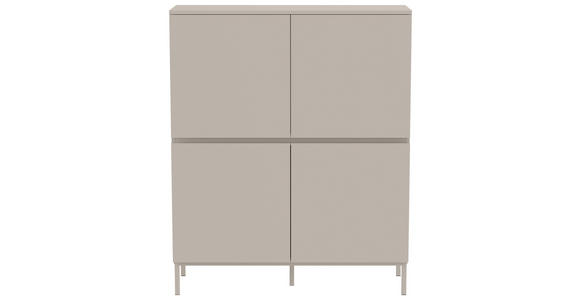 HIGHBOARD  in 100/122/35 cm  - Kaschmir, Design, Holzwerkstoff/Metall (100/122/35cm) - Hom`in