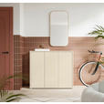 SCHUHSCHRANK Alice Springs  in 109,2/99,1/34,9 cm  - Sandfarben/Grau, MODERN, Holzwerkstoff/Kunststoff (109,2/99,1/34,9cm) - Xora