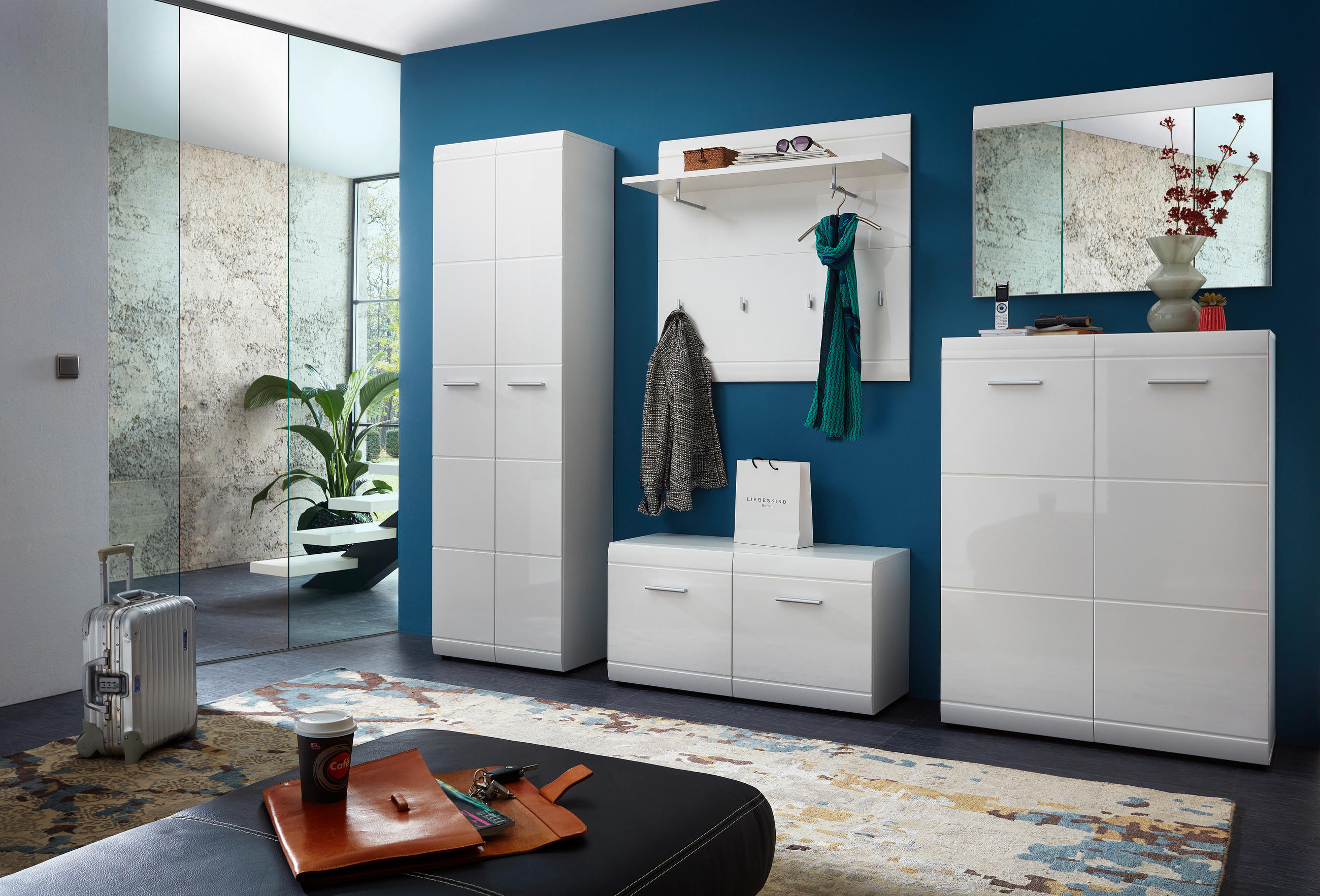 GARDEROBE Weiß - Weiß, Design (275/200/39cm) - Carryhome