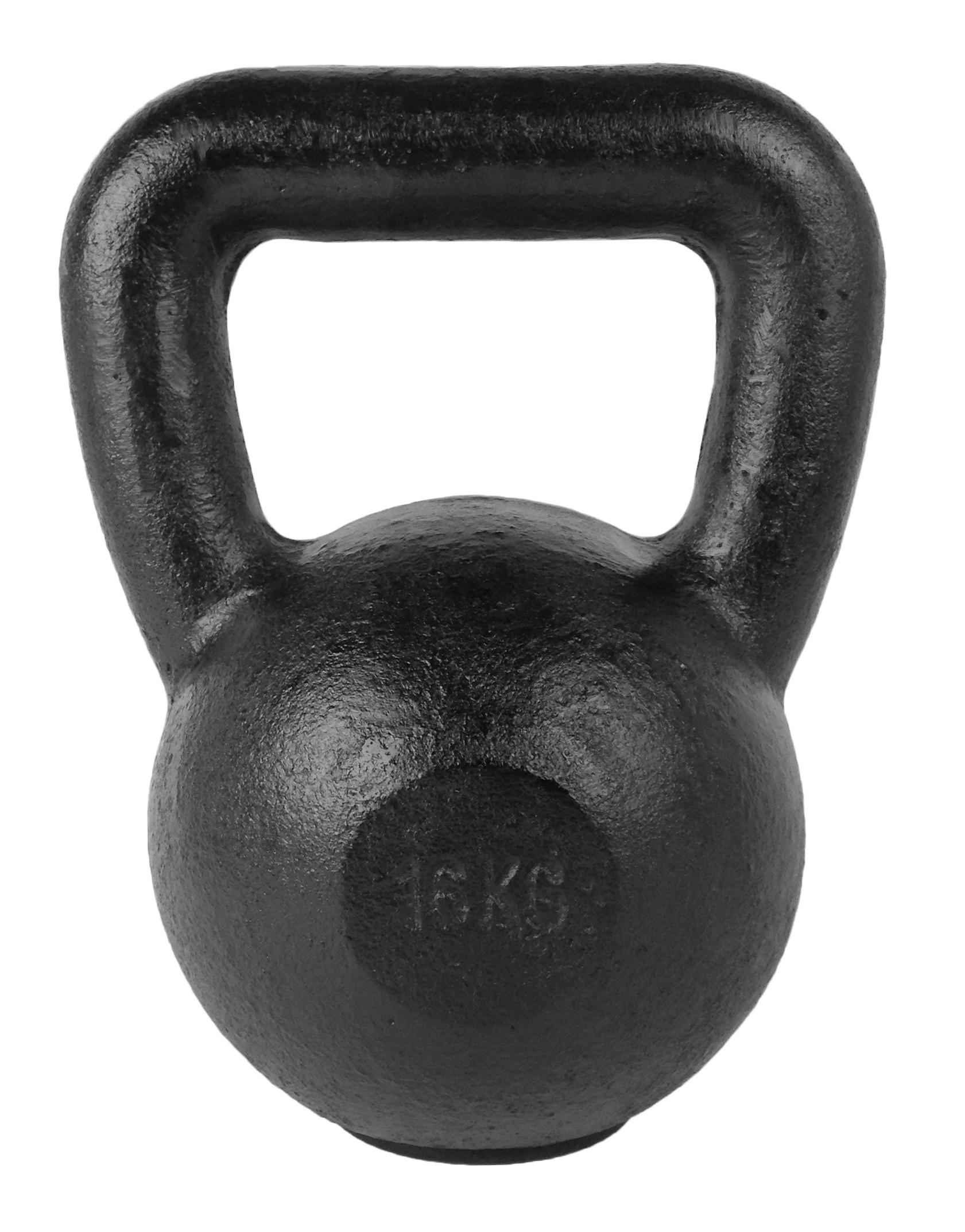 KUGELHANTEL  - Schwarz, KONVENTIONELL, Metall (15/19/25cm)