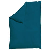 BETTDECKENBEZUG KNITTED JERSEY Jersey 135-140/200 cm  - Petrol, Basics, Textil (135-140/200cm) - Schlafgut