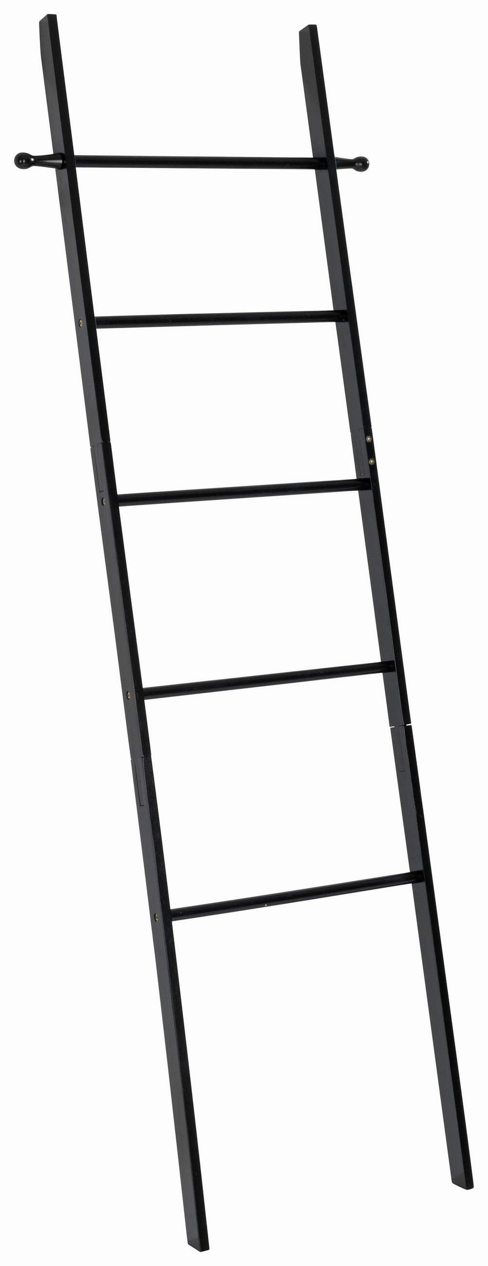TÖRÖLKÖZŐTARTÓ LÉTRA 43/170/33 cm  - fekete, Basics, fa (43/170/33cm) - Wenko