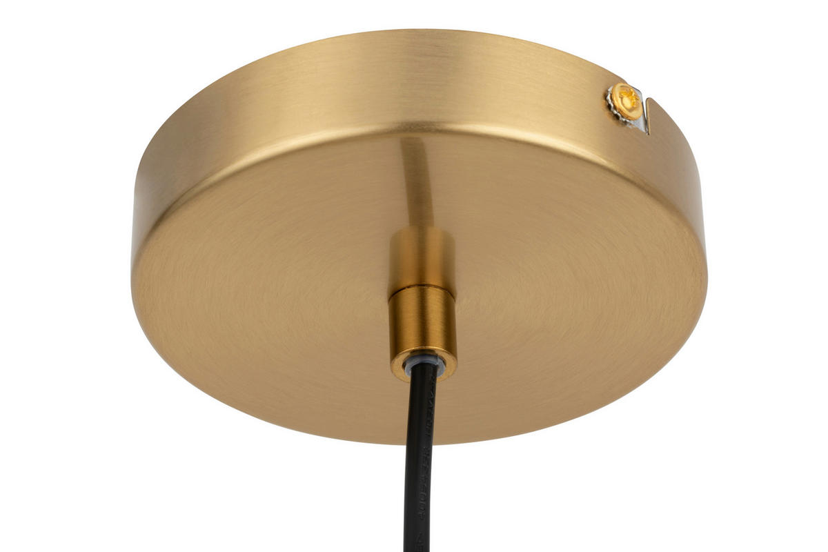 HÄNGELEUCHTE 22,5/120 cm   - Beige, Design, Glas/Metall (22,5/120cm) - Collet's Monde