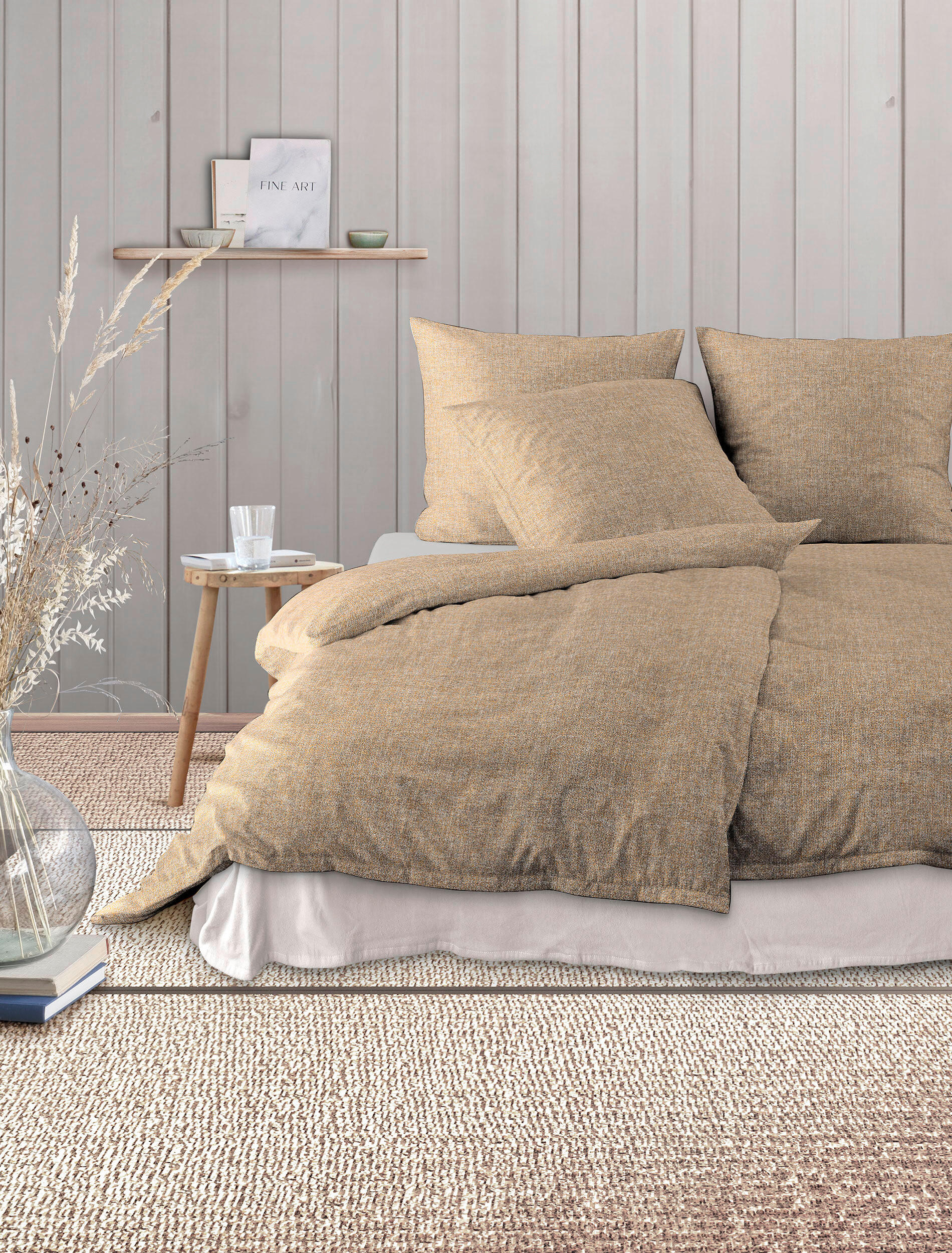 BETTWÄSCHE Renforcé 155/200 cm  - Braun, KONVENTIONELL, Textil (155/200cm) - Irisette