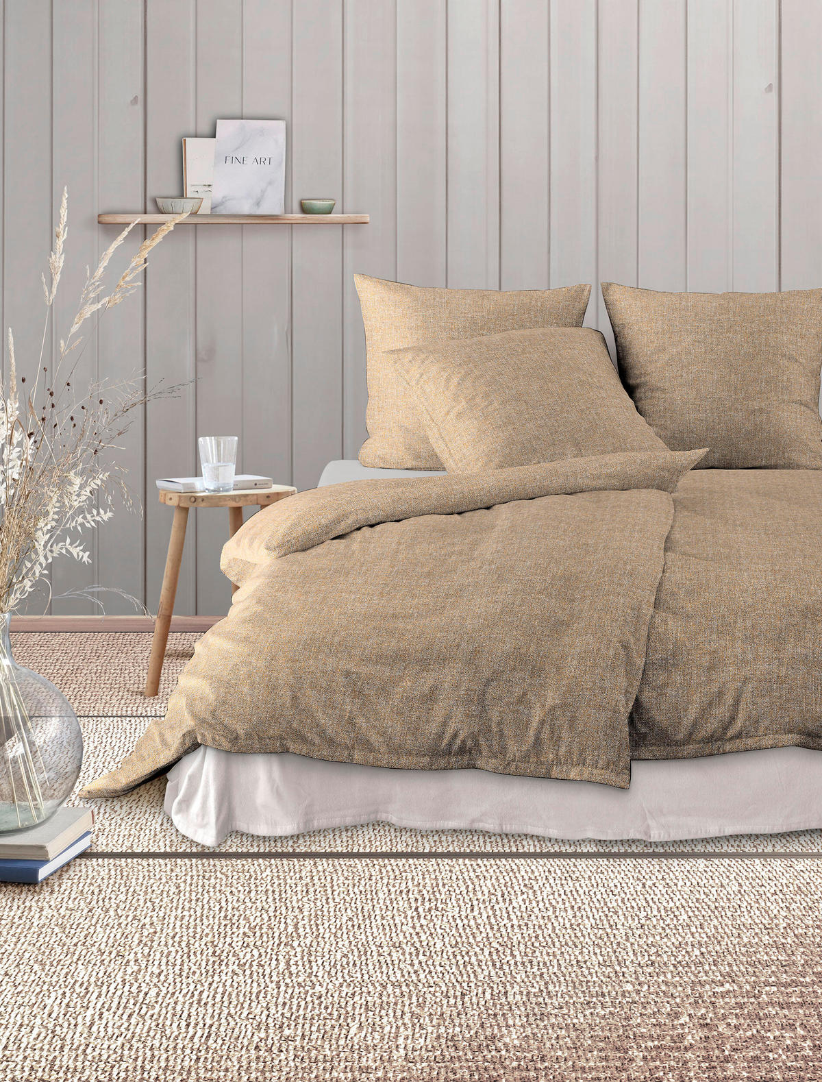 BETTWÄSCHE Renforcé 155/200 cm  - Braun, KONVENTIONELL, Textil (155/200cm) - Irisette