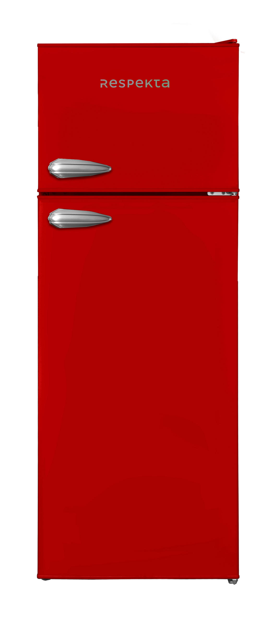 KYL-/FRYSKOMBINATION KS144VR  - röd, Trend, metall/glas (54/145/57cm) - Respekta