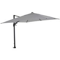AMPELSCHIRM  300/300 cm  - Anthrazit/Hellgrau, MODERN, Textil/Metall (300/300cm) - Siena Garden