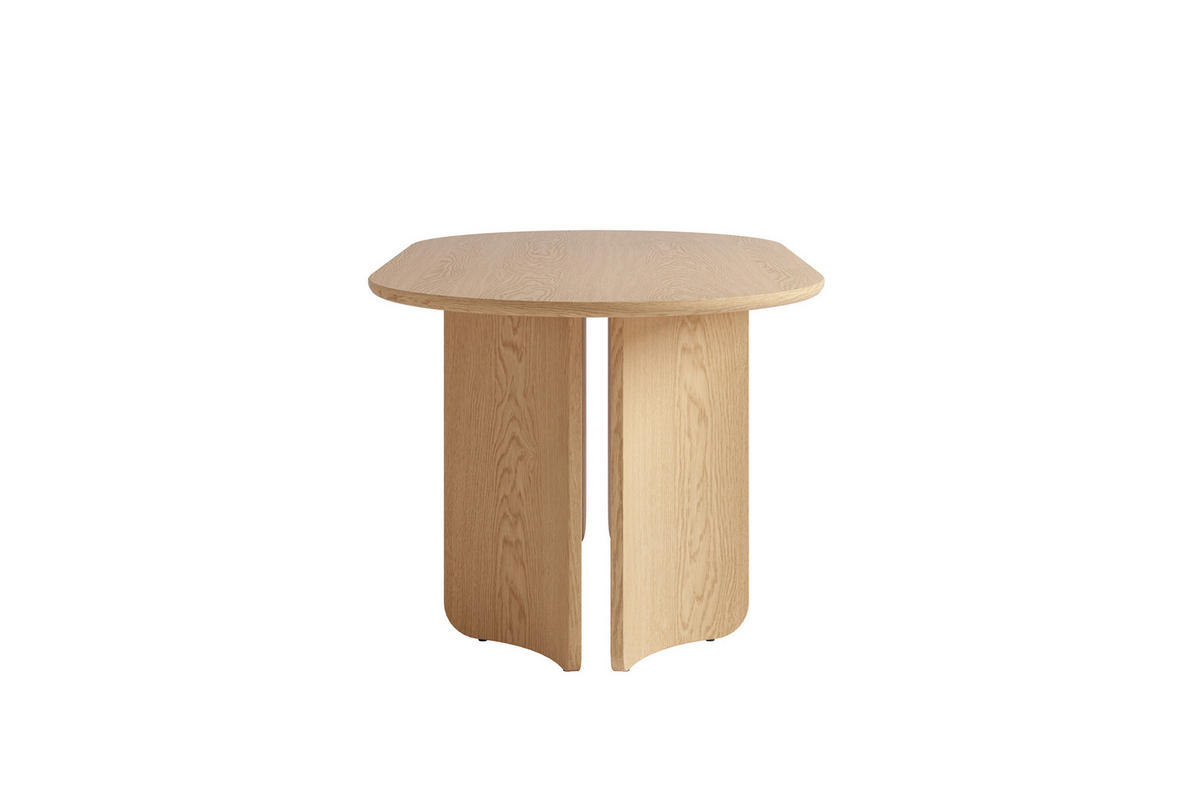 ESSTISCH 160/90/76 cm Echtholz, Nachbildung  Holzwerkstoff Eiche Bianco  - Eiche Bianco, MODERN, Holzwerkstoff (160/90/76cm) - Schöner Wohnen