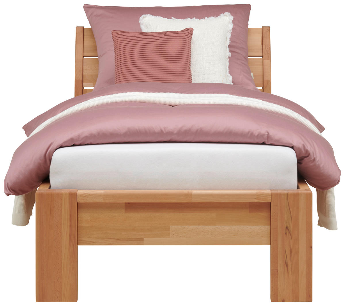 ÁGY 90/200 cm  geszt bükk  - geszt bükk, Modern, fa (90/200cm) - MID.YOU