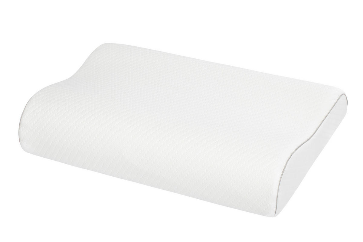 NACKENSTÜTZKISSEN  - Weiß (60/40/9cm) - Sleeptex