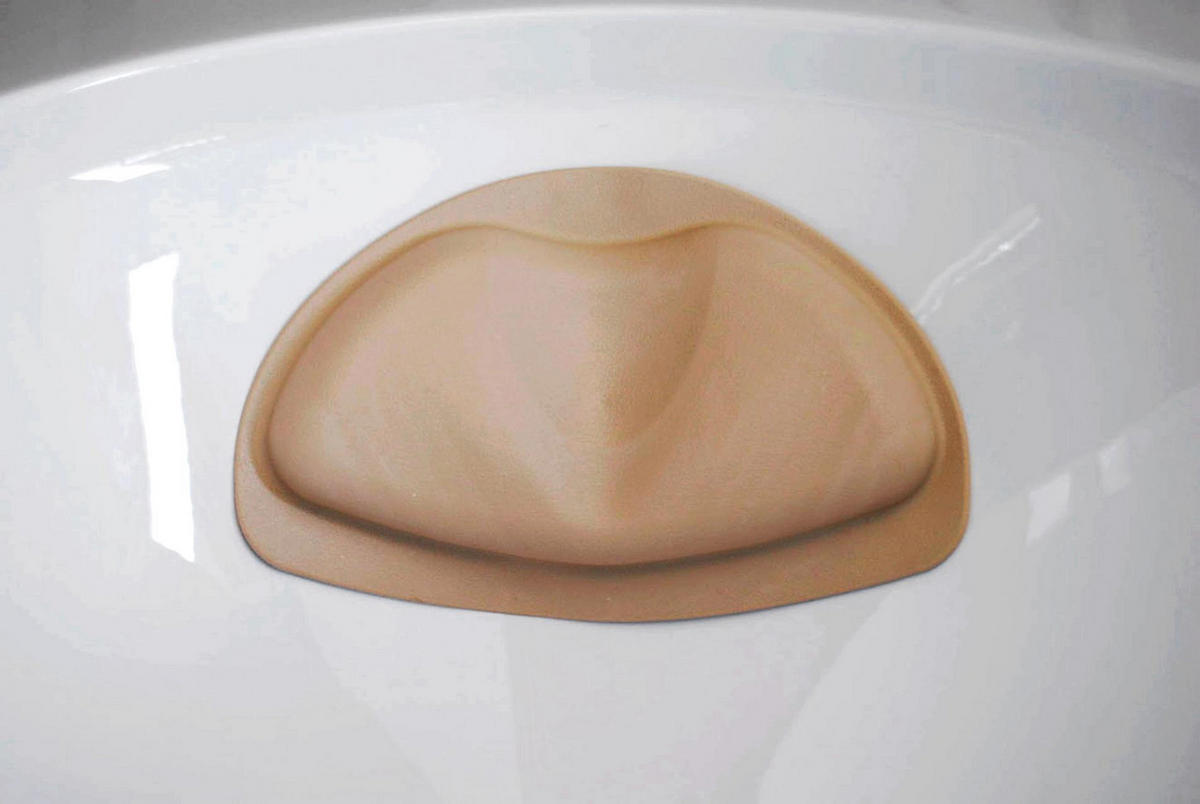 BADEWANNENKISSEN Kunststoff  - Weiß, Basics, Kunststoff (30/20/3cm)