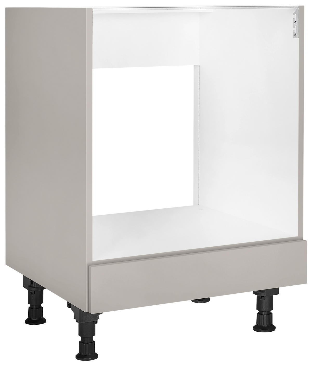 HERDUMBAUSCHRANK 60/87/56 cm  in Grau  - Grau, MODERN, Holzwerkstoff (60/87/56cm) - Nobilia