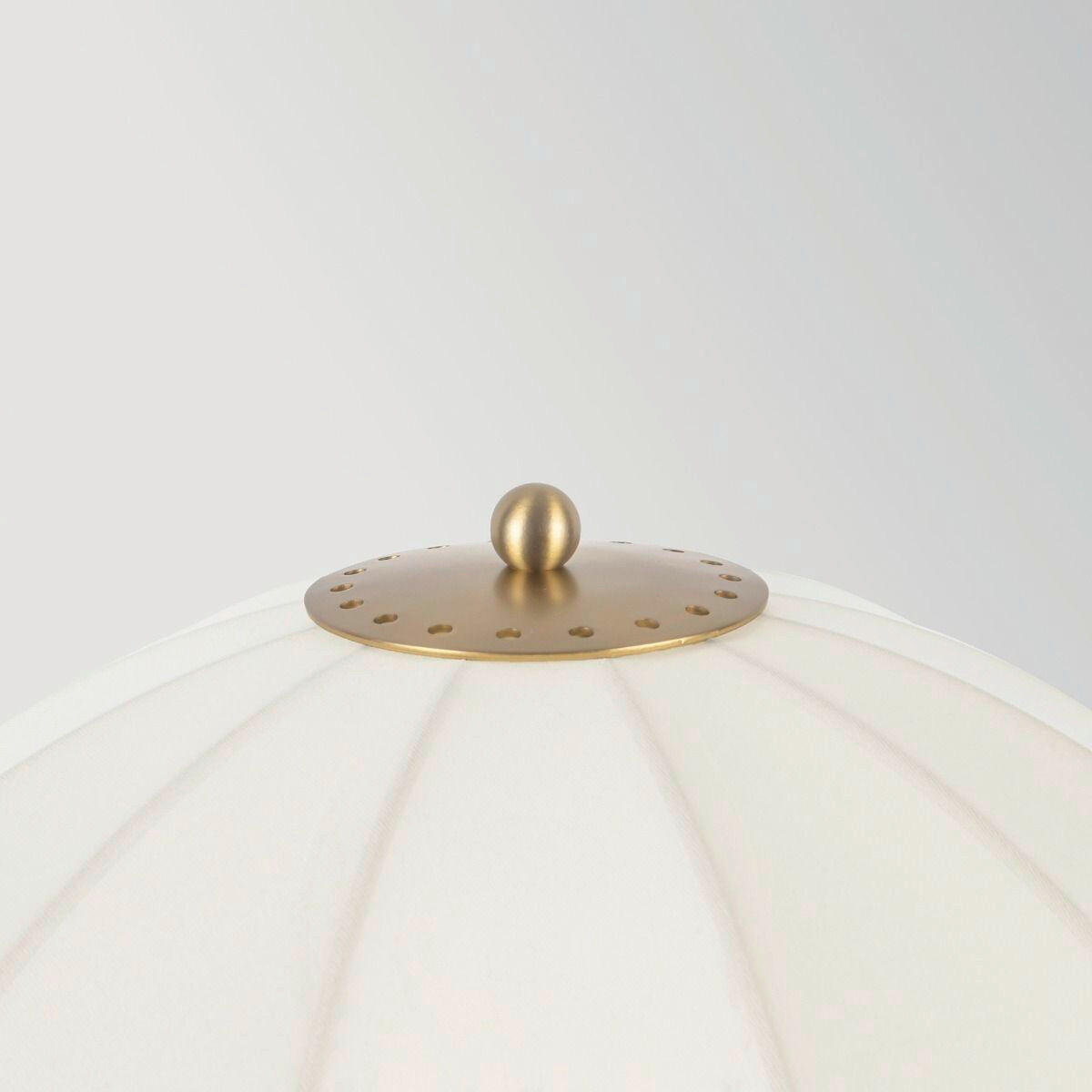 LED-TISCHLEUCHTE Alora Mood 69,9/45,7 cm  - Goldfarben/Creme, Design, Textil/Metall (69,9/45,7cm) - Elstead Lighting