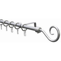 KARNISA   130-240 cm  srebrne barve  - srebrne barve, Basics, kovina (130-240cm) - Gardinia