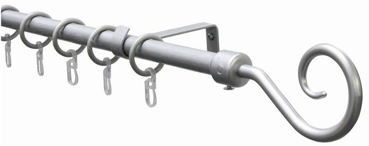 KARNISA   130-240 cm  srebrne barve  - srebrne barve, Basics, kovina (130-240cm) - Gardinia