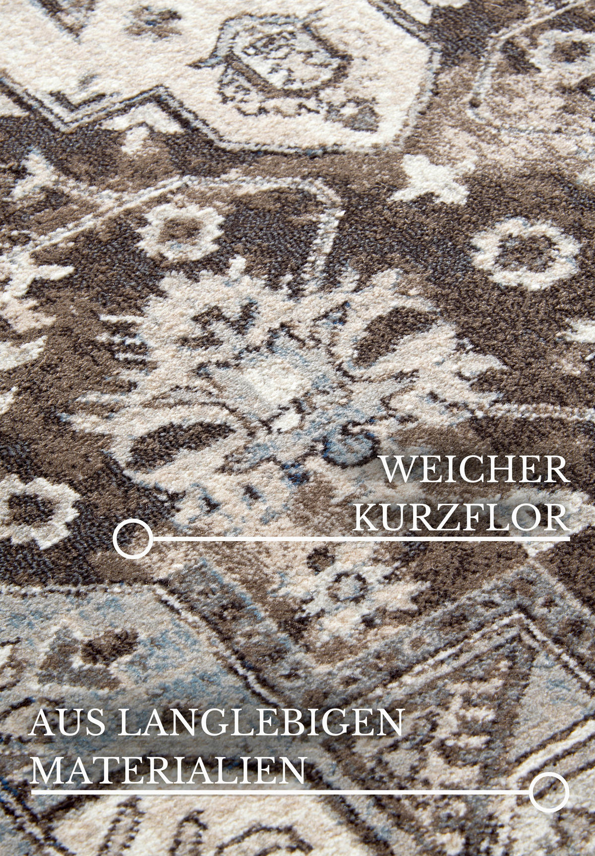 LÄUFER 80/240 cm Kollektion 1869  - Creme/Braun, Design, Kunststoff/Textil (80/240cm) - Villeroy & Boch