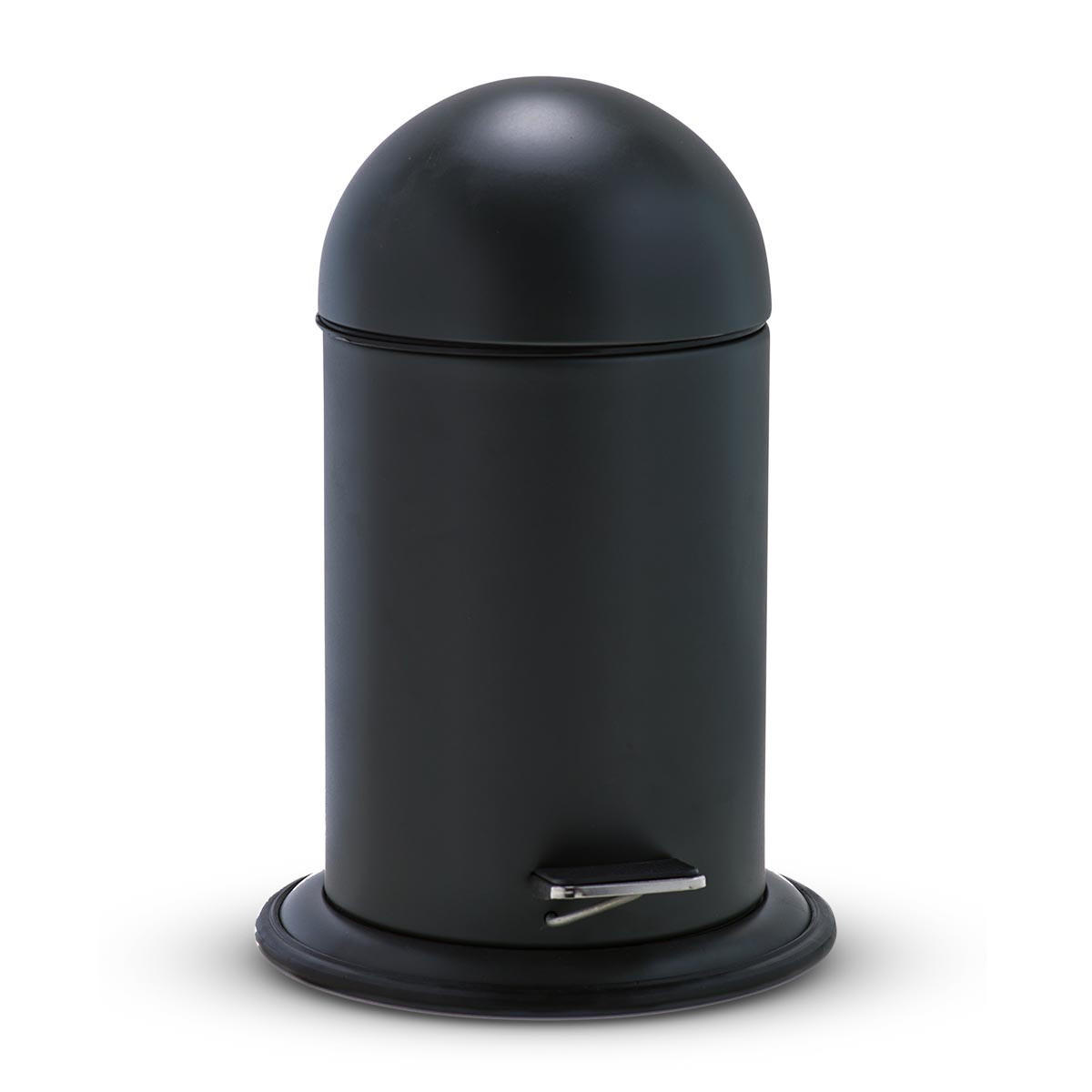 TRETEIMER Ona 3 L  - Schwarz, Basics, Kunststoff/Metall (22/34/17cm) - Aquanova