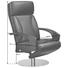 RELAXSESSEL Echtleder - Chromfarben/Rot, KONVENTIONELL, Leder/Metall (70/116/91-176cm) - ERPO