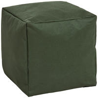HOCKER Webstoff Grün  - Grün, Design, Textil (40/40/40cm) - Boxxx