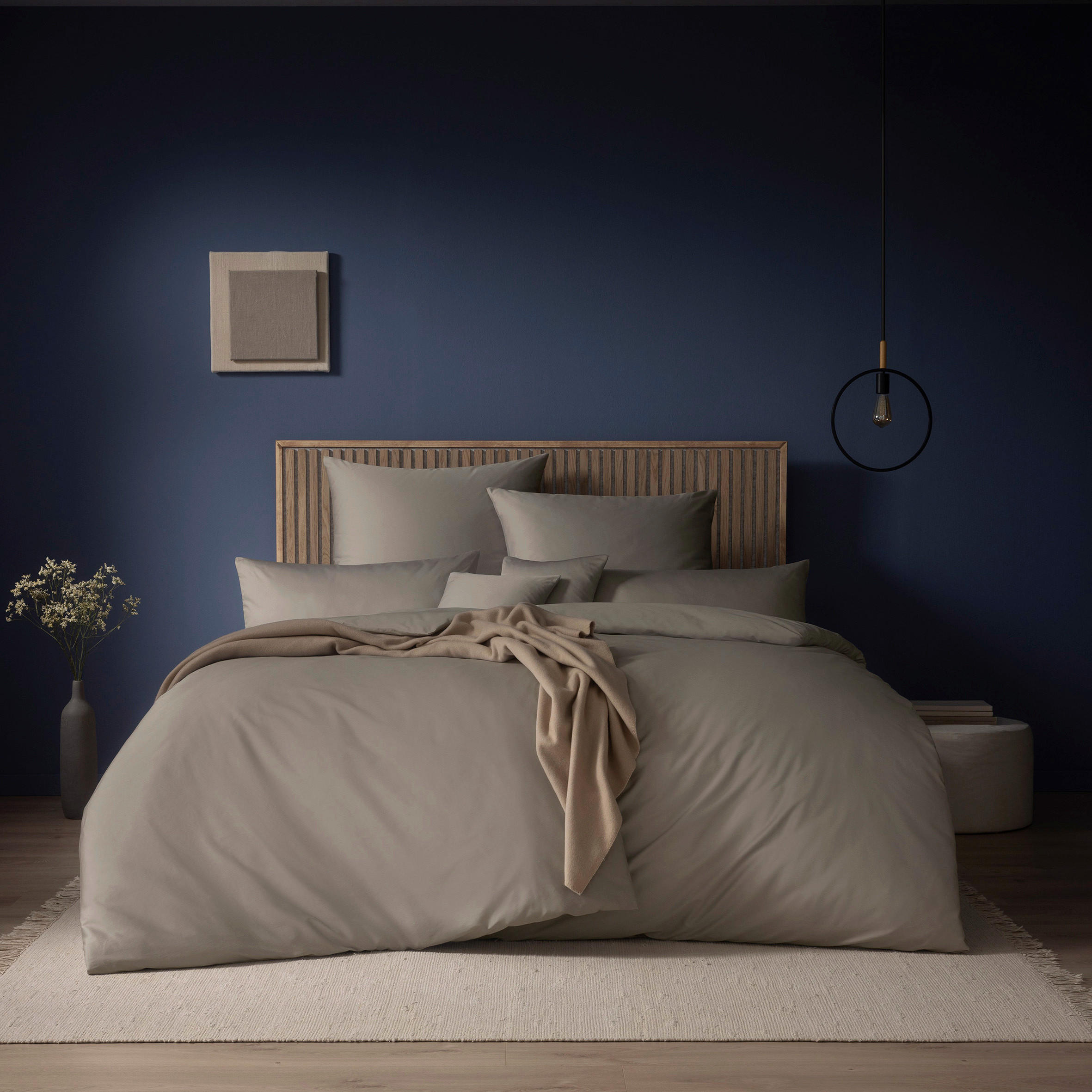 BETTWÄSCHE Atelier Makosatin 140/200 cm  - Taupe, Design, Textil (140/200cm) - Estella