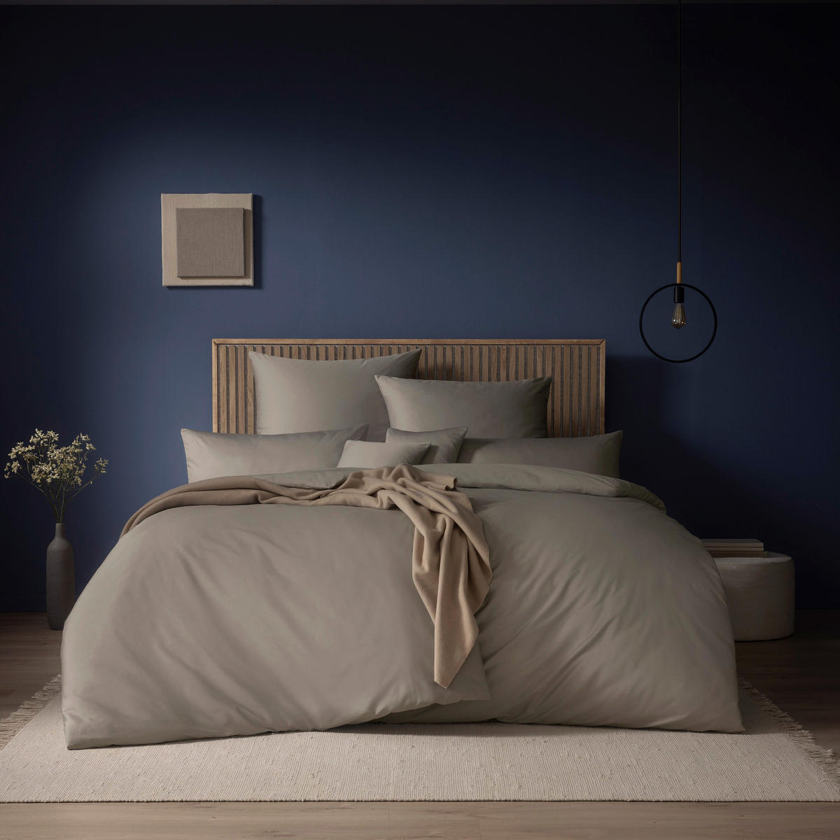 BETTWÄSCHE Atelier Makosatin 140/200 cm  - Taupe, Design, Textil (140/200cm) - Estella