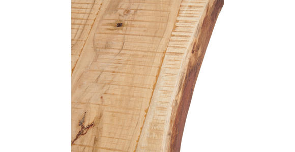 COUCHTISCH in Holz, Metall 115/70/45 cm - Schwarz/Naturfarben, Design, Holz/Metall (115/70/45cm) - Ambia Home
