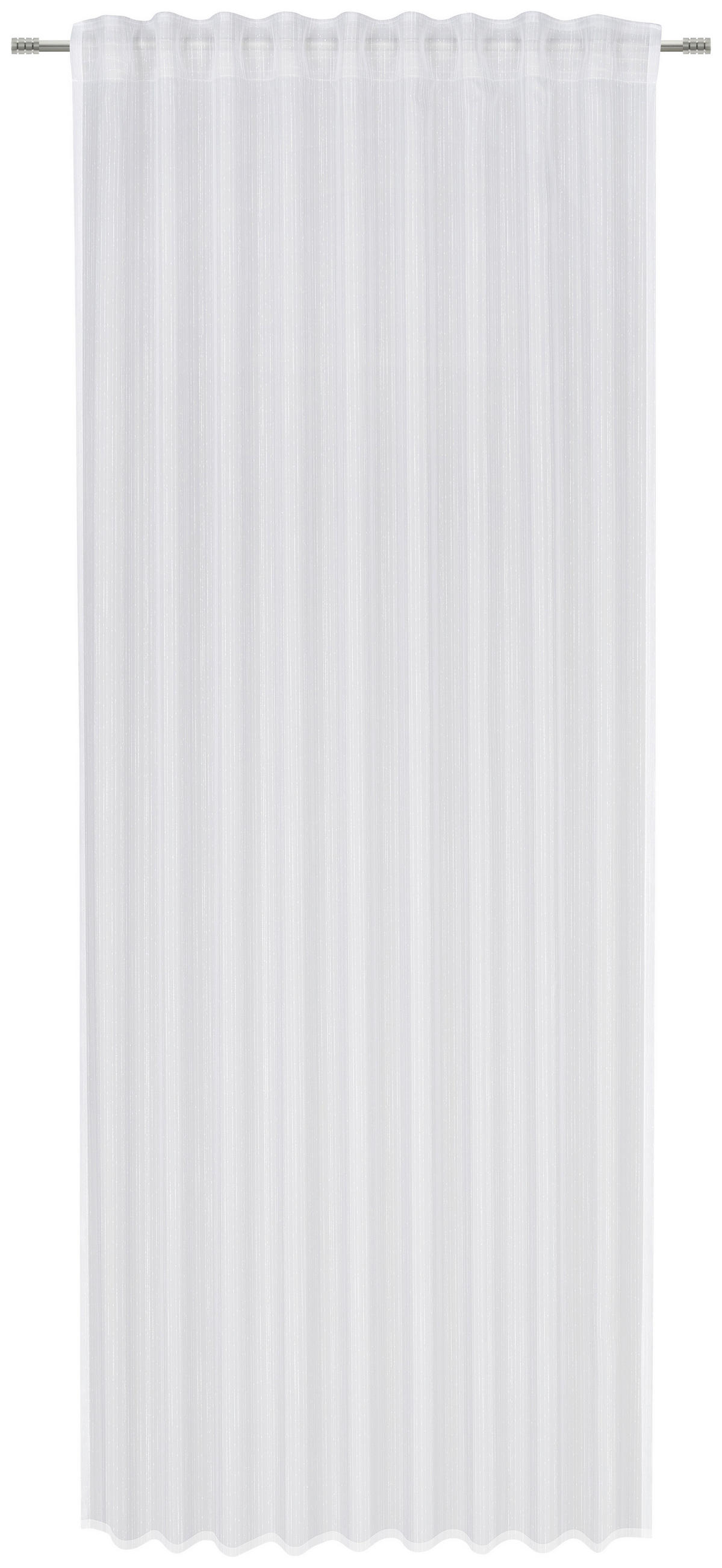 ZAVJESA SA SKRIVENIM OMČAMA bijela  140/245 cm  - bijela, Basics, tekstil (140/245cm) - Esposa