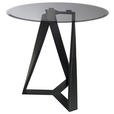 BEISTELLTISCH in Metall, Glas 61/61/58,4 cm  - Schwarz/Grau, Design, Glas/Metall (61/61/58,4cm) - Novel
