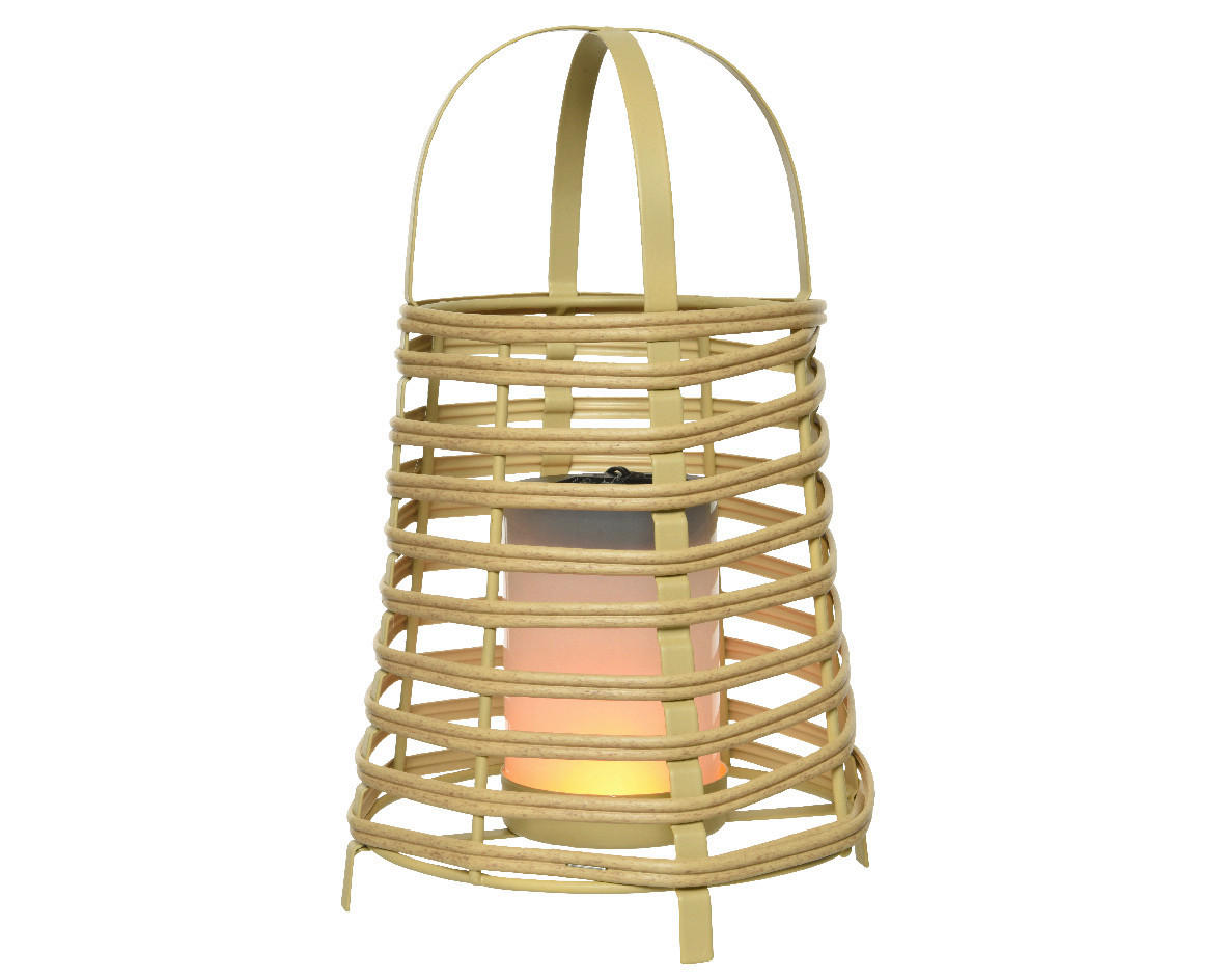 SOLARLEUCHTE 18/28 cm   - Braun, Natur, Naturmaterialien (18/28cm)