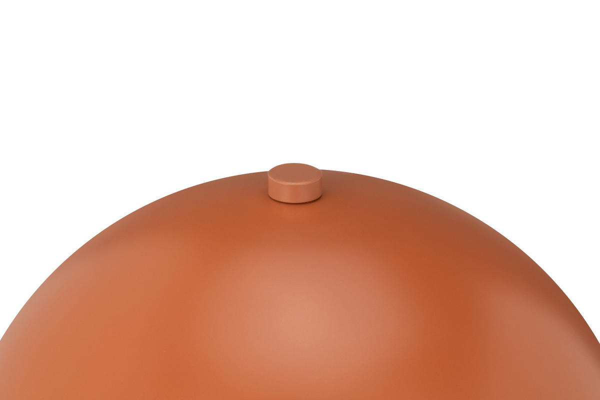TISCHLEUCHTE Danta Clarita 20/38 cm   - Orange/Naturfarben, KONVENTIONELL, Holz/Metall (20/38cm) - Novel