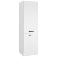 GERÄTEUMBAUSCHRANK 60/211,1/60 cm  in Weiß  - Schwarz/Weiß, Basics, Holzwerkstoff/Kunststoff (60/211,1/60cm) - MID.YOU