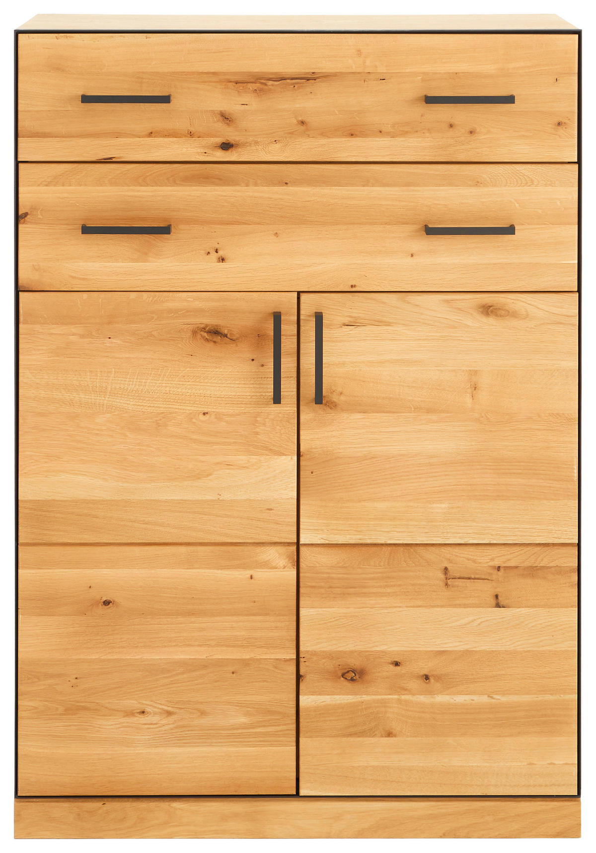 HIGHBOARD  in 86/122/40 cm  - Eichefarben/Anthrazit, Natur, Holz/Holzwerkstoff (86/122/40cm) - Linea Natura